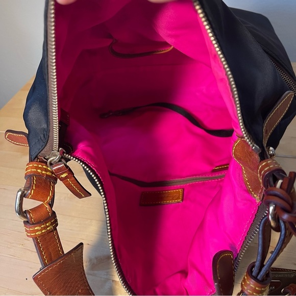 Dooney & Bourke Dillen Black Nylon Hobo - Picture 8 of 16